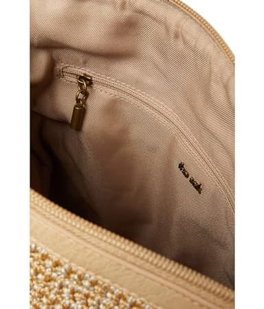 The Sak Lucia Crossbody Bag in Crochet, Convertible Purse with Adjustable Shoulder Strap, Bamboo Static - Image 3