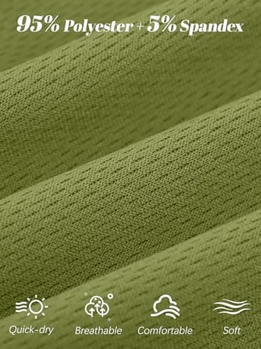 Resinta 5 Pack Toddler Boy Shorts Baby Boys Mesh Shorts Quick Dry Athletic Pull-On Clothes with Elastic Waist for Summer - Image 2