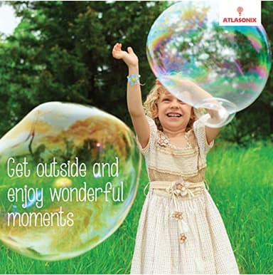 Giant Bubble Solution - Bubble Wands, Bubbles for Kids, Kids Bubbles Mix Powder Makes 896 OZ (7 Gallons) - The Original Solution Mix | 100% Kid Safe - Image 7