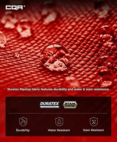 CQR Men's Tactical Pants, Water Resistant Ripstop Cargo Pants, Lightweight EDC Work Hiking Pants, Outdoor Apparel, Ripstop Mag Pocket Rescue Orange, 38W x 34L - Image 6