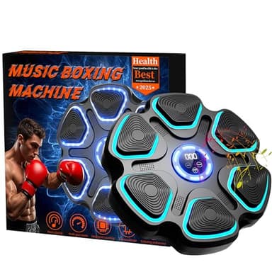 Music Boxing Machine with Bluetooth&LED Display, 9 Speeds & 11 Models, Interactive Wall-Mounted Music Punching Machine for Adults&Kids,Boxing Machine Suitable for Indoor Workouts,Home,Gym - Image 9