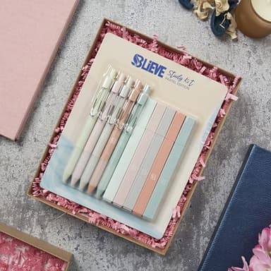 BLIEVE - Aesthetic Highlighters and Gel Pens With Soft Ink And Tip, Bible Highlighters and Pens No Bleed, Dry Fast Easy to Hold, for Bible Journaling Planner School Supplies (Pastel) - Image 6