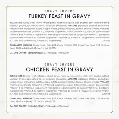 Purina Fancy Feast Gravy Lovers Poultry and Beef Grilled Gourmet Wet Cat Food Variety Pack - (Pack of 30) 3 oz. Cans - Image 7