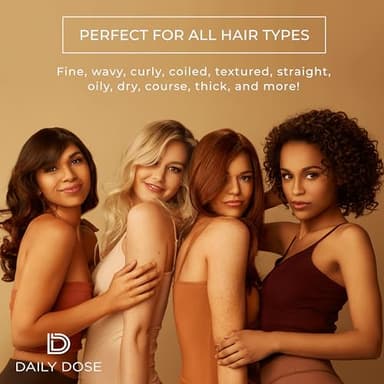 DAILY DOSE Effortless Detangler Spray & Leave In Conditioner for Dry, Damaged, & Frizzy Hair. Instantly Softens, Smooths & Adds Shine. For Kids & Adults. Award-winning, Vegan, Sulfate-Free, Color Safe - Image 7