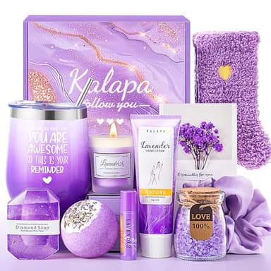 Mothers Day Gifts for Mom, Gifts for Women, Unique Birthday, Christmas, Valentines, Galentines Gift for Women Her, Wife, Teacher, Best Friend, Girlfriend, Sister, Coworker (Lavender) - Image 1