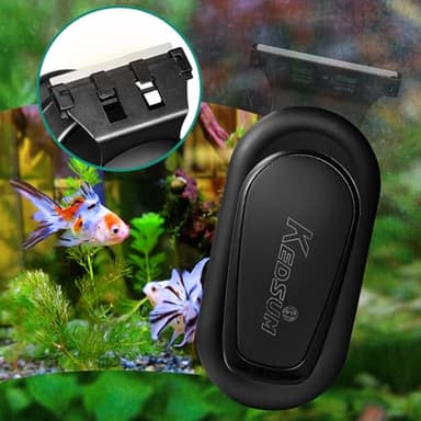 KEDSUM Aquarium Glass Cleaner, Fish Tank Glass Cleaner Algae Scraper Brush, Floating Magnet Cleaning Scrubber Tool with Handle Design - Image 8