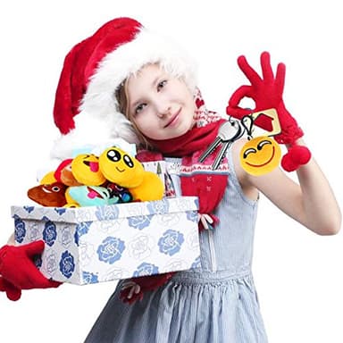 Dreampark 80 Pack Mini Emoticon Keychain Plush, Party Favors for Kids, Valentine's Day Gifts/ Birthday Party Supplies, Emoticon Gifts Toys Easter Basket Stuffers Carnival Prizes for kids 2" Set of 80 - Image 4