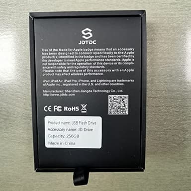 Genuine Apple MFi Certified iPhone USB Flash Drive 256GB - Real Capacity - No Fake Storage, Genuine Lightning, encrypted Auto Backup Photo Stick for iPhone iPad Photos/Videos - Avoid Fake MFi Clones! - Image 13