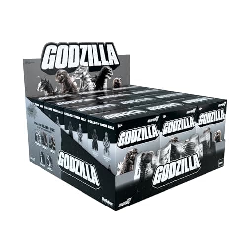 Super7 Toho Godzilla Blind Box Flat - (12 Pack) 3.75" Toho Godzilla Action Figures Classic Cartoon Collectibles and Retro Toys - Image 1