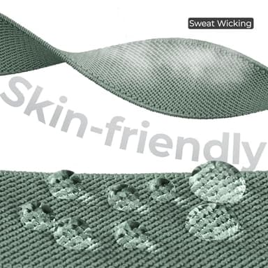 Acextro 5 Pack Stretchy Bands Compatible with Samsung Galaxy Watch 7 6 5 4 FE Band 40mm 44mm 45mm/Watch 6 4 Classic 4 42mm 46mm 43mm 47mm/Active 2, 20mm Water-Resistant Elastic Nylon Sport Strap - Image 3