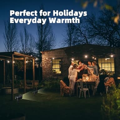 LED Outdoor Landscape Spotlight - 120V 12W Warm White Waterproof Spot Lights for Yard House Flag Tree, Lighting Decorations for Christmas Halloween(2 Pack) - Image 7