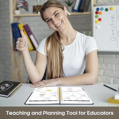 Planner 2025-2026, Academic Year Weekly and Monthly Calender Planner, July 2025 - June 2026, Spiral Bound School Planning Tool, Perfect for Teacher, Student, Women & Men - A5 (6.3" x 8.5"), Black - Image 7