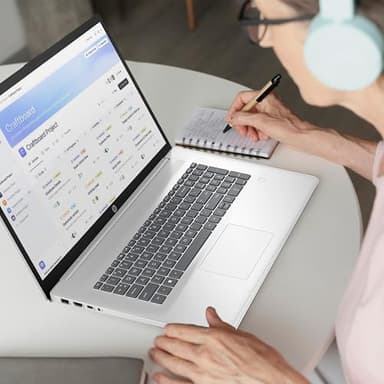 HP 17 Laptop, 17.3'' Touchscreen Display, Intel Quad-Core N200 Processor, 32GB RAM, 1TB SSD+128GB SSD, Webcam, Number Keypad, Windows 11 Home, Fatcayes Accessory, Sliver (Renewed) - Image 8