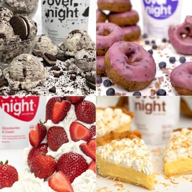 Oats Overnight Party Variety Pack - High Protein, High Fiber Breakfast Protein Shake - Gluten Free Oatmeal, Non GMO Oatmeal - Cookies & Cream, Coconut Cream Pie & More Flavors (8 Pack + Shaker Bottle) - Image 8