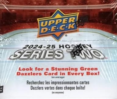 2024 2025 Upper Deck Hockey 2nd Series Blaster Box of Packs with Chance for Macklin Celebrini and Matvei Michkov Young Guns Rookie Cards and a Green Dazzlers Insert Card Plus - Image 5