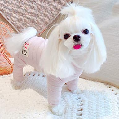 RSS08-Fpink-M Recovery Suit for Surgery - Dog Abdominal Wounds Bandages, Full Coverage Bodysuit for Female Dogs, Prevent Licking - Image 3