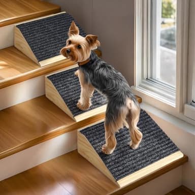 VavoPaw Dog Ramp for Stairs, Non-Slip Dog Stairs, Low-Angled Pet Ramps for Small Medium Dogs and Cats, Step and Stair Assist for Injured and Older Dogs, 2 Pack - Image 8
