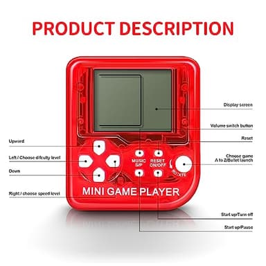 SSRMX 12Pcs Video Game Party Favors for Kids, Arcade Video Game Keychain Video Game Party Supplies - Image 2