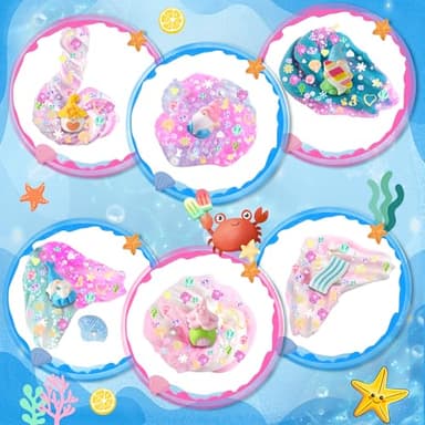 LAWOHO 6 Pack Slimes, Pink & Blue Slime Kit for Kids Ages 4-12 with Cloud, Butter & Water Slime, Non-Sticky Soft Sensory Toys, Slime Party Favors, Goodie Bag Stuffers for Girls & Boys Birthday Gifts - Image 6