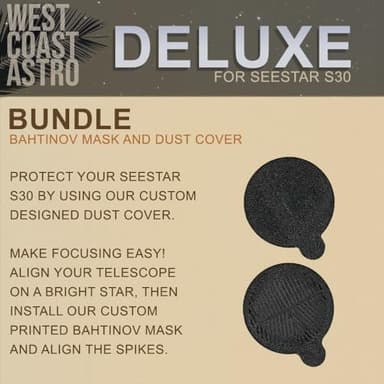 ZWO Seestar S30 - Deluxe Bundle (Bahtinov Mask and Dust Cover) - Image 2