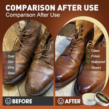 CHMI 5.29 oz Mink Oil for Leather Boots, 3-in-1 Leather Cleaner and Conditioner, All-Natural Waterproof Formula, Mink Oil Leather Conditioner for Restore Shoes, Jacket, Hat, Sofa, Wallet - Image 3