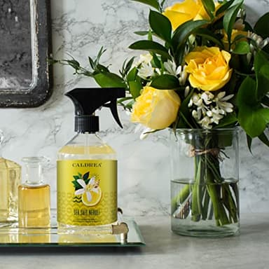 Caldrea Multi-surface Countertop Spray Cleaner, Made with Vegetable Protein Extract, Sea Salt Neroli Scent, 16 oz, 3 Pack - Image 3