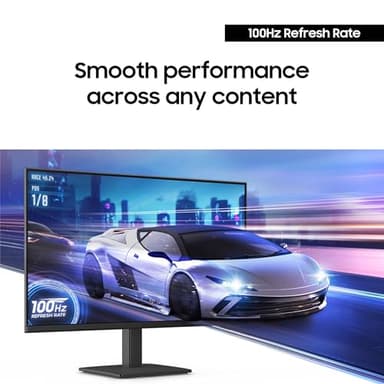 SAMSUNG 22" (S30GD) Essential Monitor with IPS Panel and Tilt Only Stand, 100Hz Refresh Rate, Ergonomic Design, Advanced Eye Care, Game Mode, LS22D304GANXZA - Image 3