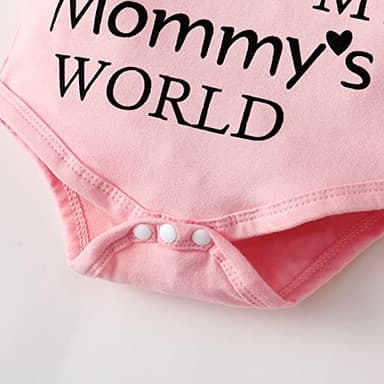 SUNNY PIGGY Newborn Baby Girl Clothes Ruffle Short Sleeve Romper Clothes Baby Girls’ Clothing Floral Cotton Pant Sets 0-3 Months Girl Outfits Pink - Image 9