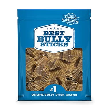 Best Bully Sticks Premium 3 Inch Beef Trachea - 50 Count (Pack of 1) - All-Natural, Grain-Free, Single-Ingredient Treat, Supports Dental Health - Image 1