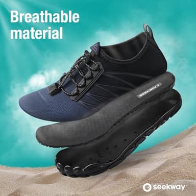 SEEKWAY Water Shoes for Women Adult Quick-Dry Aqua Sock Barefoot Men for Beach Swim River Pool Lake Hiking Kayaking Surfing - Image 3