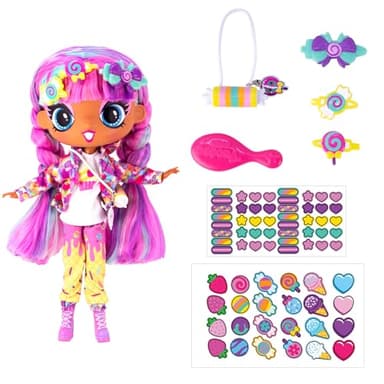 Sweetie Decora Fashion Girlz 11" Doll Stickers & Endless Style Fun for Creative Play - Image 2