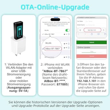 Pashlysh Wireless Carplay Adapter for iPhone, 2024 Upgrade, USB CarPlay Wireless Stick, Easy Plug and Play, Compatible with 2016 and Newer Cars and iPhone iOS 10+ - Image 7