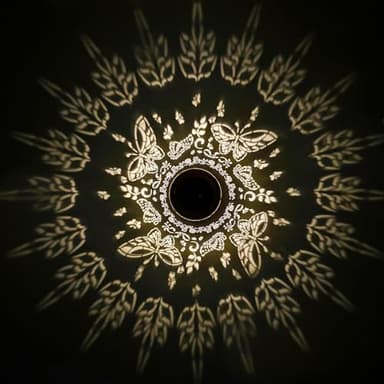 Mothers Day Gifts Butterfly Solar Lanterns Outdoor Hanging Waterproof Butterfly Garden Decor Gifts for Women Mom Grandma Metal Solar Lights Decoration Outside for Yard, Patio,Pathway Landscape - Image 3