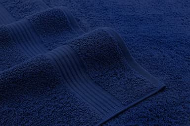 American Veteran Towel, Hand Towels for Bathroom Set of 4, 100% Cotton Turkish Hand Towel Sets, Soft Hand Face Towels, Navy Blue Hand Towels - Image 3