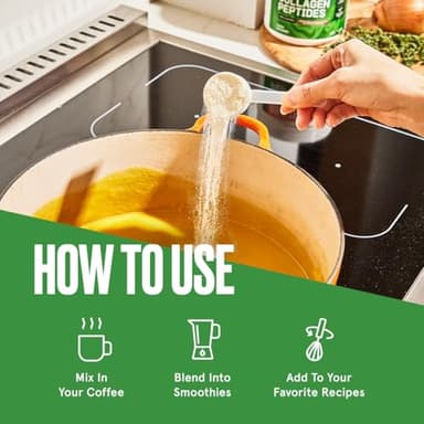 Bulletproof Unflavored Collagen Peptides Powder, 17.6 Ounces, Grass-Fed Collagen Protein and Amino Acids for Skin, Bones and Joints - Image 3