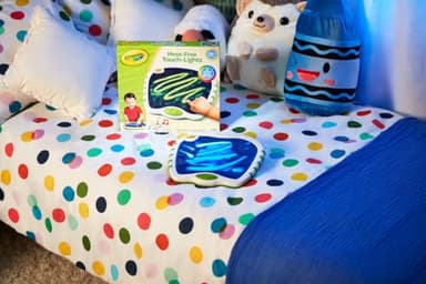 Crayola Toddler Touch Lights, Musical Sensory Toys for Toddlers, Light Up Drawing Pad, Mess Free Painting, Travel Activity, Gift for Toddlers, 2+ - Image 7