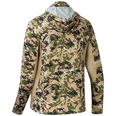 BASSDASH UPF 50+ Men’s Hunting Shirts with Mask Long Sleeve Camo Fishing Hoodie - Image 3