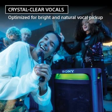 Sony ULT MIC Wireless Microphone for Karaoke with 20 Hour Battery, Includes Two Wireless Mics and Receiver (UOULTMIC1) - Image 6