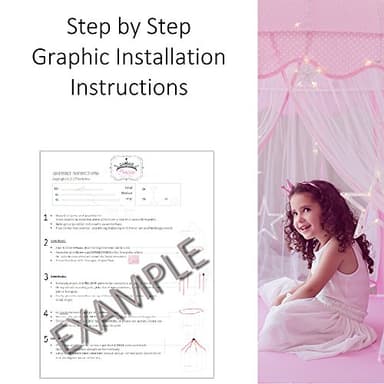 Princess Castle Playhouse Tent Toy for Girls, Pink Kids Play House Indoor, Christmas Birthday Gift for Little Girls Age 3 4 5 6 7, Play Tent for 3-10 Year Old Girl - Image 5