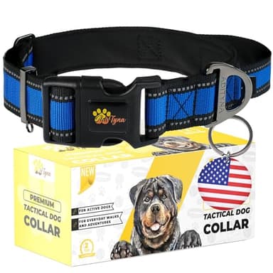 ADITYNA Heavy Duty Dog Collar for Medium Dogs - Medium Dog Collar with Handle - Ultra Comfortable Soft Neoprene Padded - Image 1
