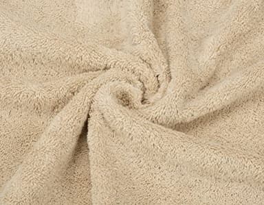 American Soft Linen Luxury 6 Piece Towel Set, 2 Bath Towels 2 Hand Towel 2 Washcloths, 600 GSM 100% Cotton Turkish Towels for Bathroom, Beige Towel Sets - Image 7
