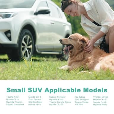 Meginc Bench Dog Car Seat Covers for SUV, Waterproof RAV4 Dog Seat Cover for Back Seat Heavy Duty Nonslip Back Seat Cover Protector for Rav4/Honda CR-V/Subaru CrossTrek/Mazda CX5/Hyundai Tuscon - Image 2