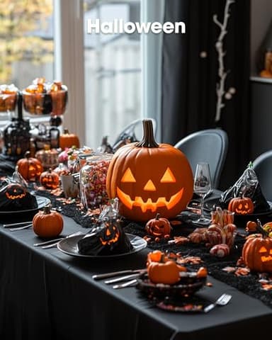 Pureegg Plastic Table Cloth Disposable 8 Pack, 54 x 108 Inch Table Cloths, Graduation Decorations Class of 2025, Graduation Party Tablecloths, Rectangle, Plastic Cover, Leakproof & Sturdy, Black - Image 9