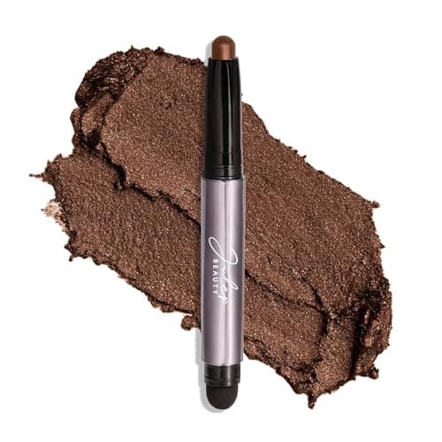 Julep Eyeshadow 101 Cream-to-Powder Waterproof Shadow Stick – Cocoa Shimmer – Long-Lasting, Crease-Proof, Chocolate Brown Shimmer Cream Eyeshadow with Built-in Smudger - Image 1