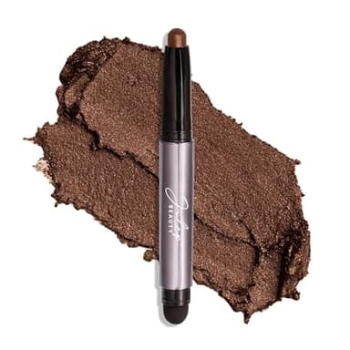Julep Eyeshadow 101 Cream-to-Powder Waterproof Shadow Stick – Cocoa Shimmer – Long-Lasting, Crease-Proof, Chocolate Brown Shimmer Cream Eyeshadow with Built-in Smudger - Image 1