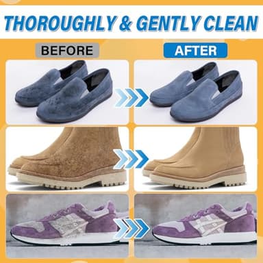 Suede Cleaner Kit – 6.76 Oz Suede & Nubuck Shoe Cleaner with Brush & Towel – Cleans & Restores Shoes, Boots, Jackets, Bags, Purses & More - Image 3