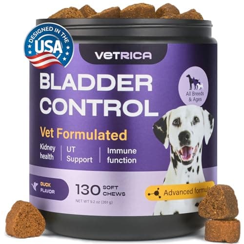 Dog UTI Support - Bladder Control Cranberry Chews - Dog Cranberry Supplement for Urinary Tract, Bladder & Kidney Health - Cranberry D-Mannose Soft Treats for Dog Incontinence - Healthy Bladder - Image 1