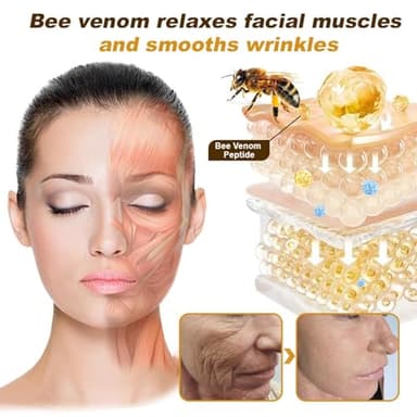 stray poet 3Pcs Botox Bee Venom Cream Wrinkle Removal & Firming,Moisturizing,Lifting & Recovery for All Skin Type,Anti-Aging Bee Venom Cream,Face Cream Moisturiser - Image 2