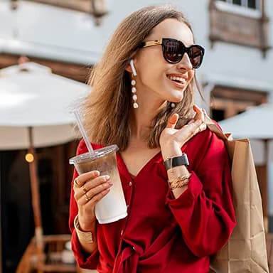 VITEVER 100 Sets - 12oz Clear Plastic Cups with Lids and Straws, Disposable Cups for Iced Coffee, Smoothie, Milkshake, Cold Drinks - Image 7