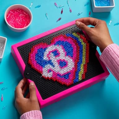Lite Brite Super Bright HD, Barbie Edition - Creative Retro Light-Up Screen – Educational Play for Children, Enhances Creativity, Gift for Girls and Boys Ages 6+ - Image 3